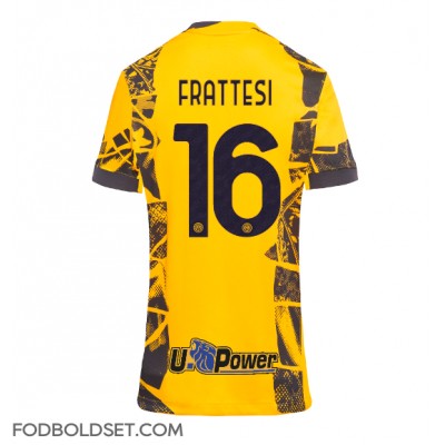 Inter Milan Davide Frattesi #16 Tredjetrøje Dame 2024-25 Kortærmet Inter Milan Davide Frattesi #16 Tredjetrøje Dame 2024-25 Kortærmet